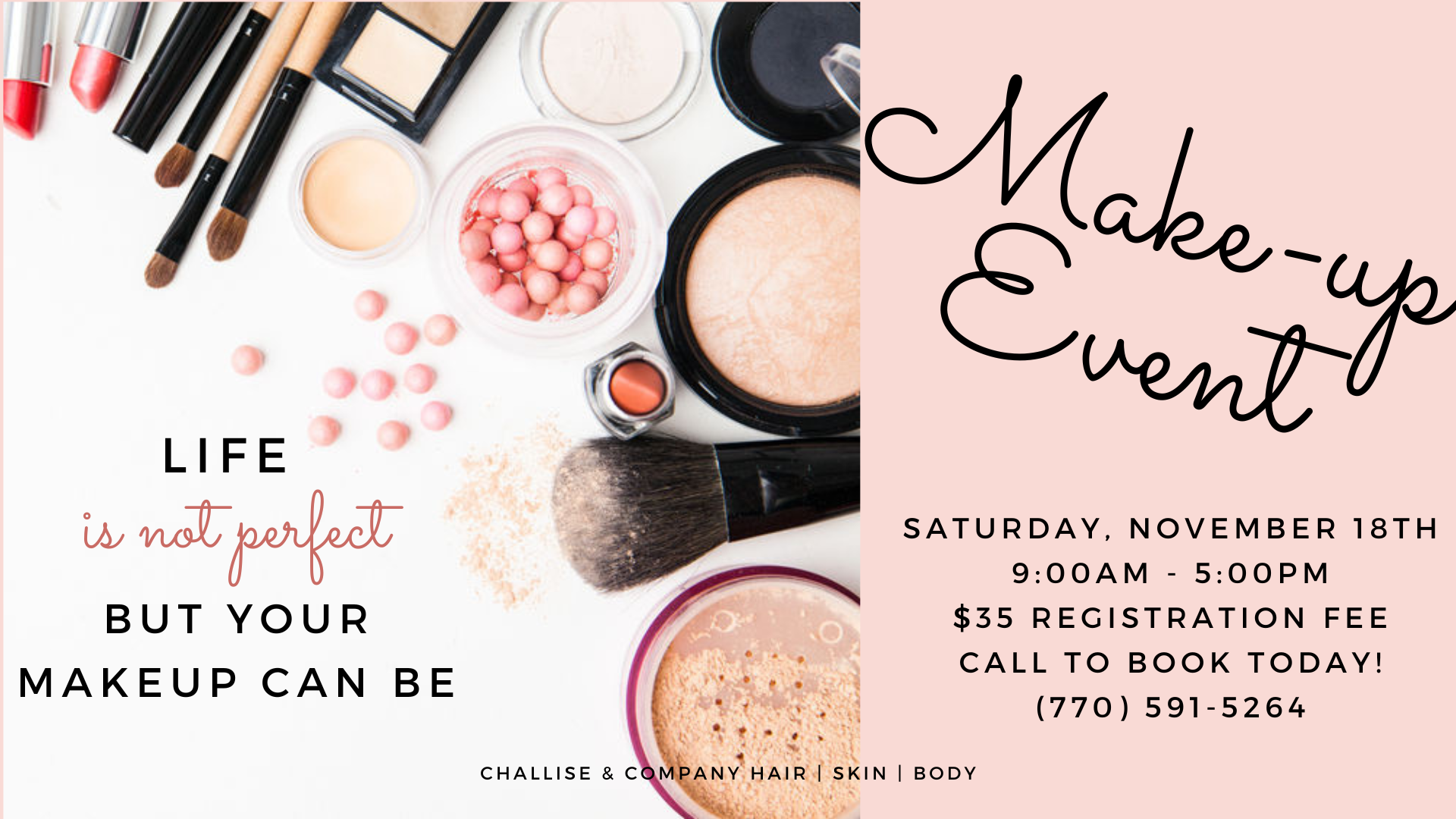 Jane Iredale Make-up Event November 2023